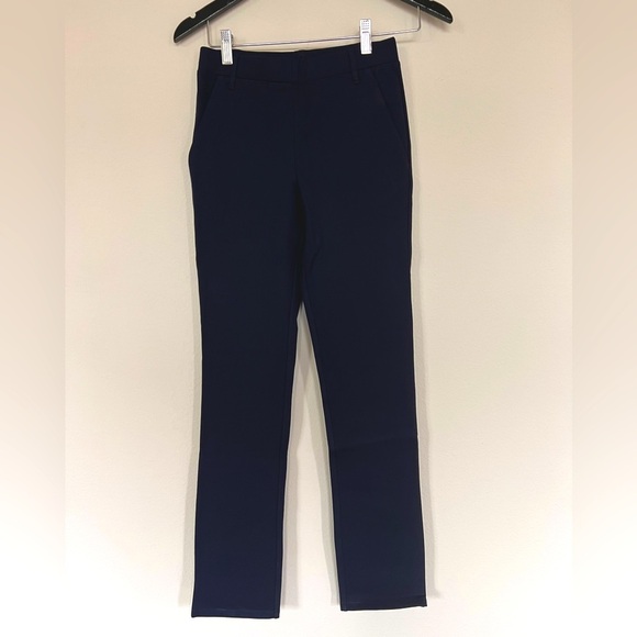 NEW Quince Navy Ultra-Stretch Ponte Straight Leg Pant - XS with 32 inseam​​ - Picture 8 of 8
